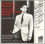 Leonard Bernstein's New York Phiharmonic Debut