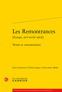 Les Remontrances: Textes Et Commentaires