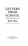 Letters from School - Rae, John