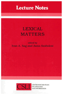 Lexical Matters