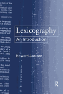 Lexicography: An Introduction