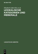 Lexikalische Kategorien Und Merkmale