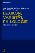 Lexikon, Variet?t, Philologie