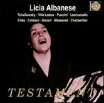 Licia Albanese sings Tchaikovsky, Villa-Lobos, Puccini, Leoncavallo, Etc.