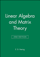 Linear Algebra and Matrix Theory