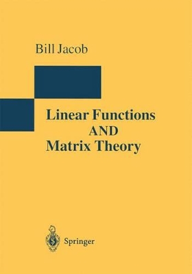 Linear Functions and Matrix Theory - Jacob, Bill