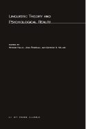 Linguistic Theory and Psychological Reality