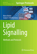 Lipid Signalling: Methods and Protocols