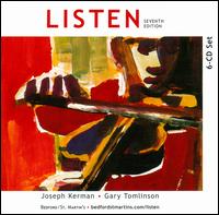Listen, 7th Edition [6 CD] - Alfredo Kraus (tenor); Alicia de Larrocha (piano); American Bach Soloists; Angela Brownridge (piano); Angela Gheorghiu (soprano); Anna Moffo (soprano); Artie Starks (clarinet); Bata Ensemble of Pob�, Benin; Beulah "Sippie" Wallace (vocals)