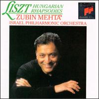 Liszt: Hungarian Rhapsodies - Imre Kovacs (cimbalom); Israel Philharmonic Orchestra; Zubin Mehta (conductor)