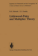 Littlewood-Paley and multiplier theory