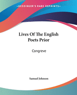 Lives Of The English Poets Prior: Congreve