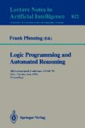Logic Programming and Automated Reasoning