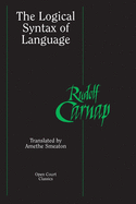 Logical syntax of language