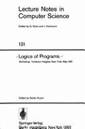 Logics of Programs Workshop, Yorktown Heights, New York, May 1981