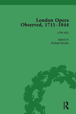 London Opera Observed 1711-1844, Volume IV: 1799-1821 - Burden, Michael (Editor)