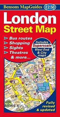 London Street Map - Bensons Mapguides