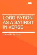 Lord Byron as a Satirist in Verse