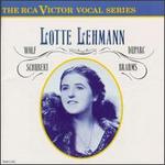 Lotte Lehmann Sings Hugo Wolf, Schubert, Henri Duparc, Brahms