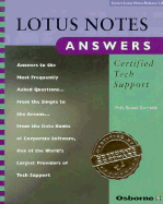Lotus Notes Answers: Certified Tech Support - Kornblith, Polly