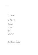 Love Story Told Out of Order