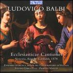 Ludovico Balbi: Ecclesiasticae Cantiones