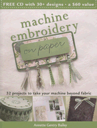 Machine Embroidery on Paper