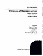 Macroeconomics Study Guide Third Edition