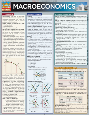Macroeconomics (Updated) Laminated Reference Guides - Hauer, Joe (Producer)