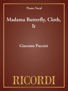 Madama Butterfly, Cloth, It: Vocal Score