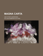 Magna Carta and Other Addresses