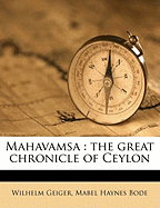 Mahavamsa: The Great Chronicle of Ceylon