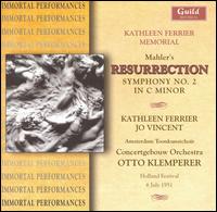 Mahler: Resurrection Symphony - Jo Vincent (vocals); Kathleen Ferrier (vocals); Amsterdam Toonkunst Choir (choir, chorus); Royal Concertgebouw Orchestra;...