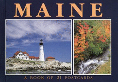 Maine Postcard Book
