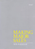 Making major sales
