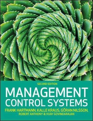 Management Control Systems, 2e - Hartmann, Frank, and Kraus, Kalle, and Nilsson, G�ran