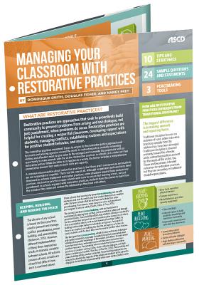 Managing Your Classroom with Restorative Practices (Quick Reference Guide) - Smith, Dominique, and Fisher, Douglas, and Frey, Nancy, Dr.