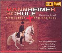 Mannheimer Schule: Concertos & Symphonies - Gunter Teuffel (viola d'amore); Lajos Lencses (oboe); Robert Dohn (flute)