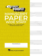 Manuscript Paper (Wide Staff) 'e-Z Play Today'
