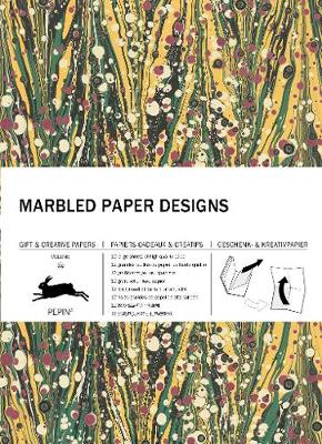 Marbled Paper Designs: Gift & Creative Paper Book Vol 102 - Van Roojen, Pepin