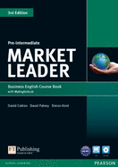 Market Leader 3rd Edition Pre-Intermediate Coursebook with DVD-ROM and MyEnglishLab Student online access code Pack