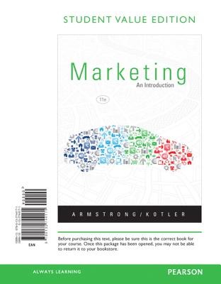 Marketing: An Introduction, Student Value Edition - Armstrong, Gary, and Kotler, Philip