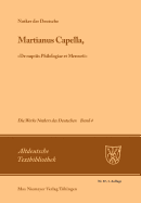 Martianus Capella, ?De Nuptiis Philologiae Et Mercurii�