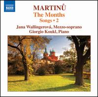 Martinu: Songs, Vol. 2 - Giorgio Koukl (piano); Jana Wallingerov� (mezzo-soprano)