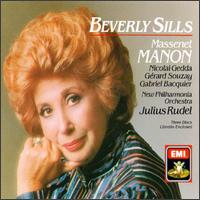 Massenet: Manon - Beverly Sills (soprano); Gabriel Bacquier (vocals); G�rard Souzay (baritone); Helia T'hezan (soprano);...