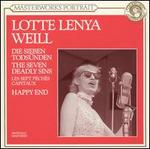 Masterwork Portrait: Lotte Lenya Weill - Lotte Lenya (vocals); Members of the Hamburg State Opera Orchestra; Wilhelm Bruckner-Ruggeberg (conductor)