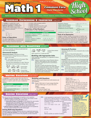 Math 1 - Common Core 9th Grade: Integrated - Yablonsky, Ken