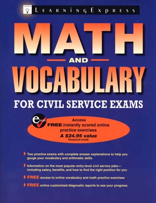 Math and Vocabulary for Civil Service Exams - Learningexpress LLC