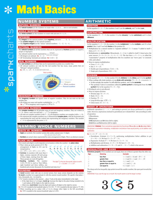 Math Basics SparkCharts - SparkNotes