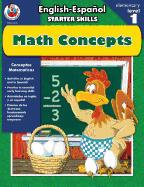 Math Concepts, Grades Pk - 2: English-Espanol Starter Skills
